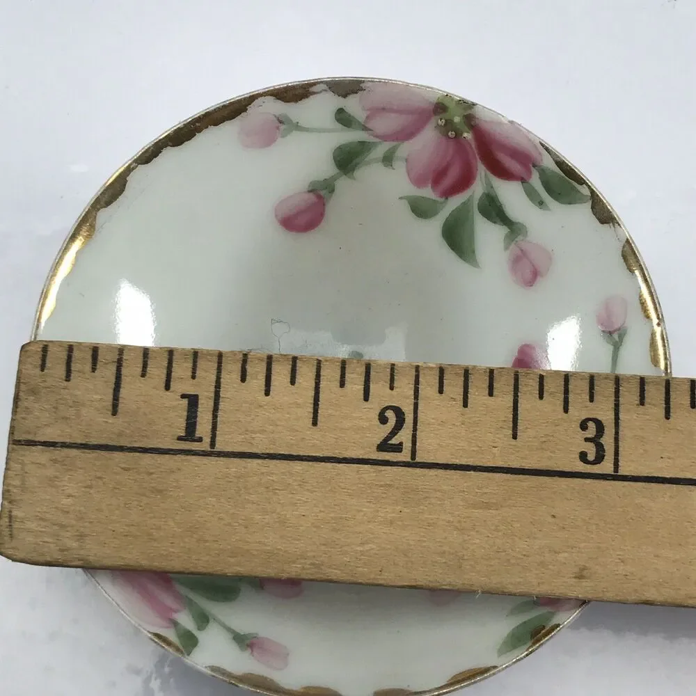 9 Vtg Asian Porcelain Rice Dessert Dipping Bowls 3.25